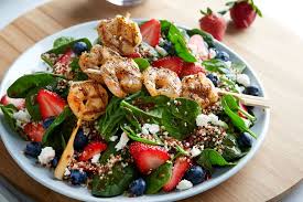 Strawberry Shrimps Quinoa